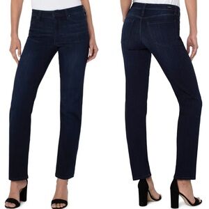 Liverpool Dark Wash Super Soft Stretch Cotton‎ Denim Jeans Size 8/29